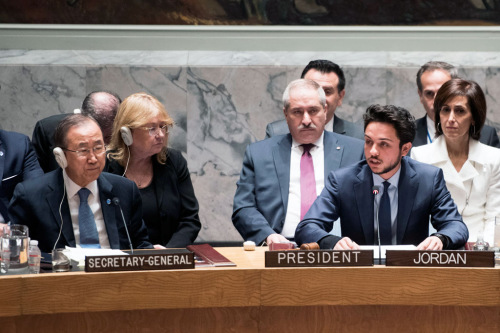 20岁颜值高约旦王储成安理会最年轻轮值主席(图)