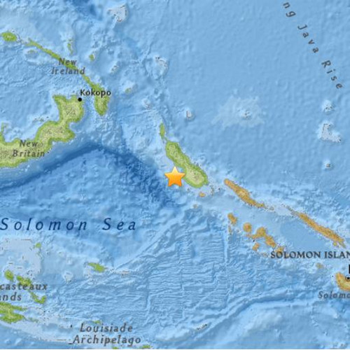 巴布亚新几内亚发生5.5级地震震源深度约70公里