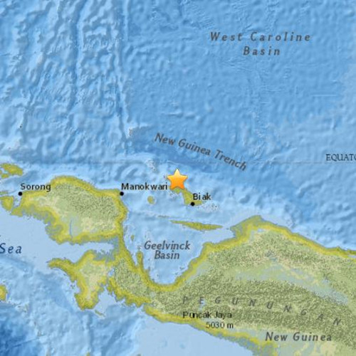 印尼附近海域发生两次5级以上地震未有海啸预警