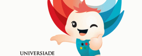 韩光州大运会吉祥物展开宣传活动吸引市民关注(图)