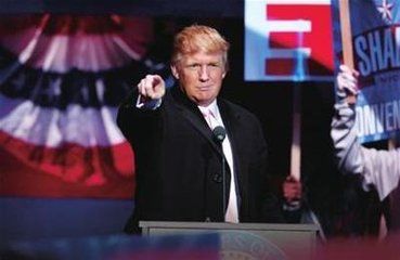 美共和党总统竞选人特朗普争议形象造就另类商机