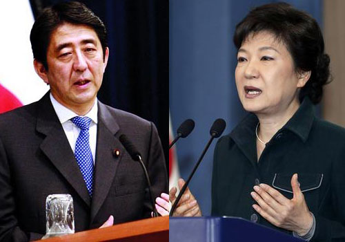 安倍与朴槿惠联大短暂对话期待首脑会谈