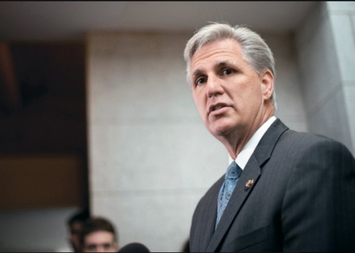 美众议院多数党领袖麦卡锡宣布角逐议长一职