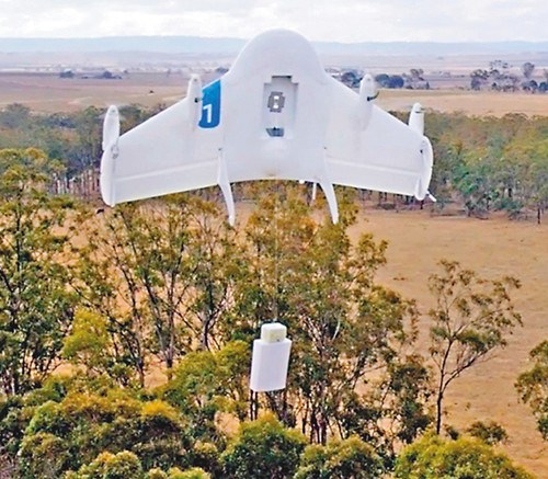 谷歌拟于2017年在全美推出无人机送货服务(图)