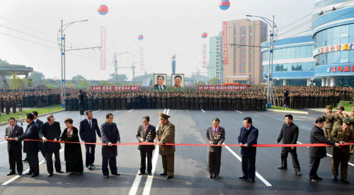 朝鲜未来科学家大街落成系金正恩视察时命名(图)