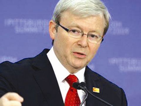 外媒:陆克文想当联合国秘书长?关键一票属于普京