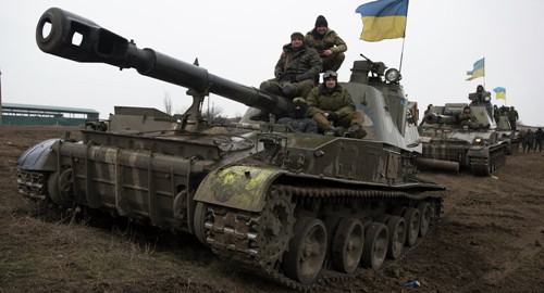 卢甘斯克称接触线7公里处出现乌政府军军械车队