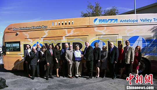 比亚迪再获美国85辆电动巴士订单