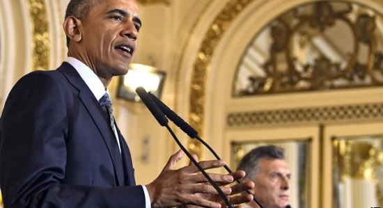 奥巴马访阿根廷会晤阿总统两国关系现升温迹象