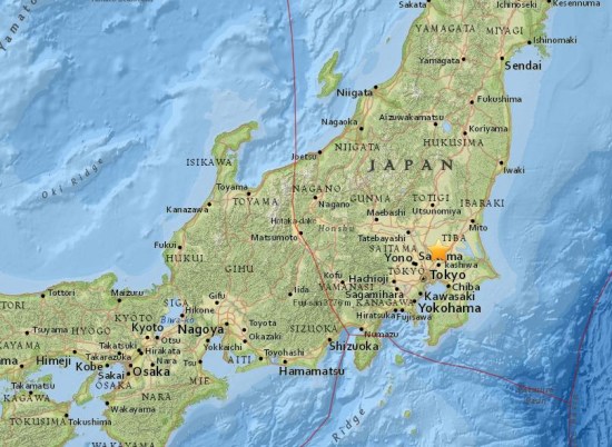 日本茨城县南部发生里氏50级地震未引发海啸