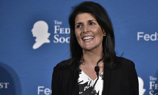特朗普提名南卡女州长任美国驻联合国大使
