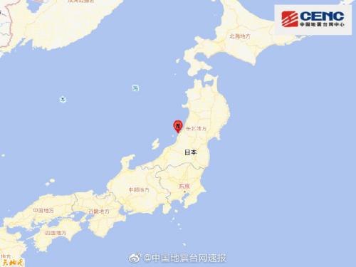 日本本州西岸近海附近发生6.5级地震