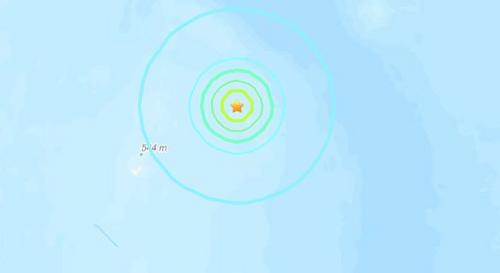 汤加北部海域发生5.6级地震震源深度8.6公里