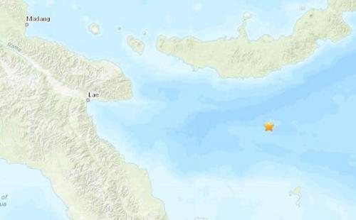 巴布亚新几内亚发生5.1级地震震源深度38.2千米