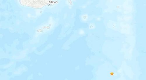 斐济群岛附近海域发生5.3级地震震源深度630.9公里