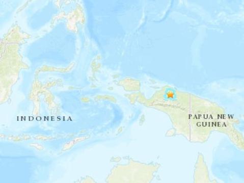 印尼巴布亚省偏北部发生5.4级地震震源深度10千米