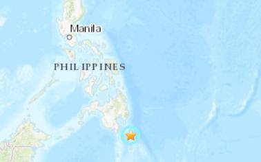 菲律宾南部海域发生5.5级地震震源深度61千米