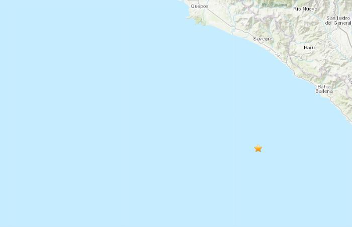 哥斯达黎加附近发生5.3级地震震源深度11.3公里