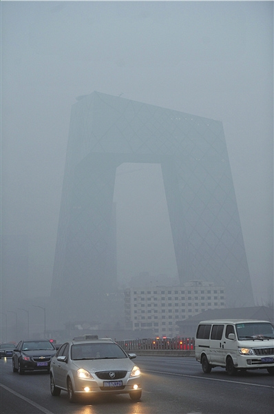 北京城六区均现重污染专家称是空气质量最差一周