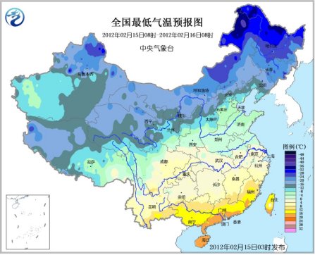 未来三天冷空气将影响中东部大部西藏南部有降雪