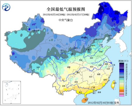 未来三天冷空气影响中东部大部长江以南有阴雨