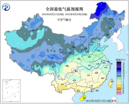 未来三天冷空气继续影响中东部贵州局地有冻雨