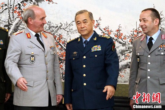 马晓天会见德国客人:冀继续推进两军合作