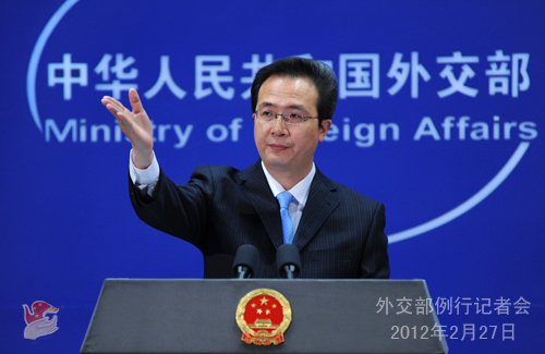 外交部:反对外部强行干涉叙利亚不接受美方言论