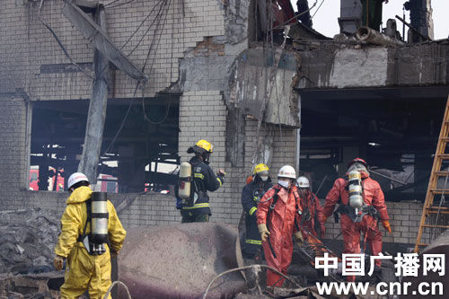 河北赵县爆炸化工厂厂区工人已疏散(图)