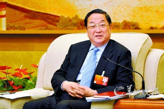 上海市委书记俞正声称自己每年都申报财产(图)