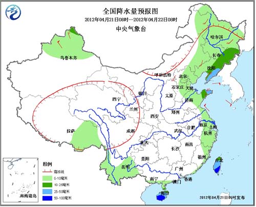 未来三天中国中东部地区将迎大范围降水