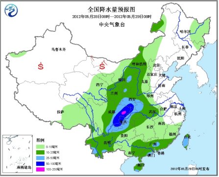 未来三天长江沿江将有较强降水西南旱区有大雨