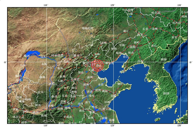 天津市宝坻区唐山市玉田县交界发生40级地震