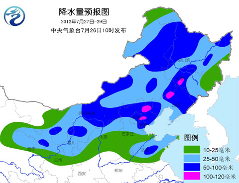 东北华北等地再迎强降雨需防范洪涝地质等灾害