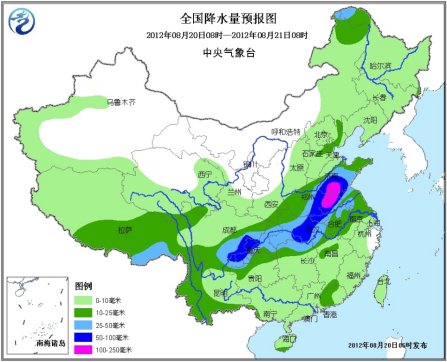川鄂豫苏皖鲁等地或有大暴雨天秤加强为台风北移