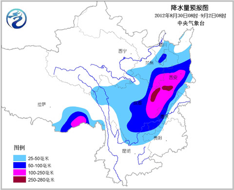 西北地区东部四川等地有强降雨需防地质灾害