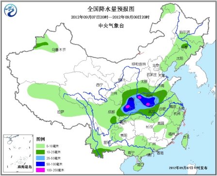 强降雨将依序释放华中华东等局地大暴雨(图)