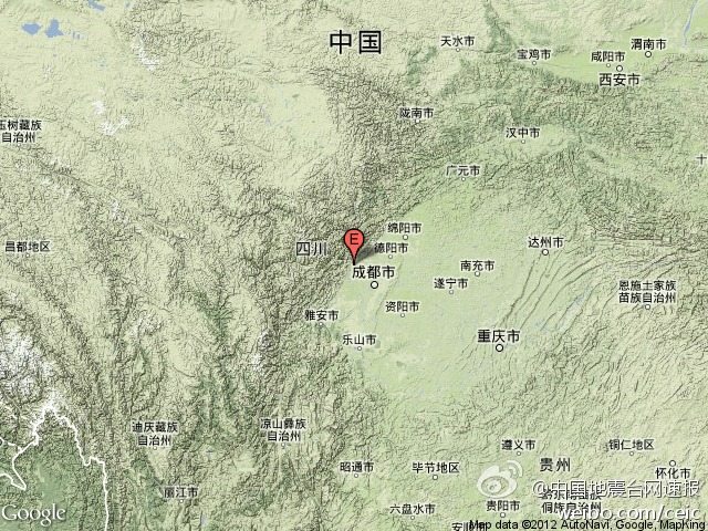 四川都江堰发生3.4级地震震源深度14千米