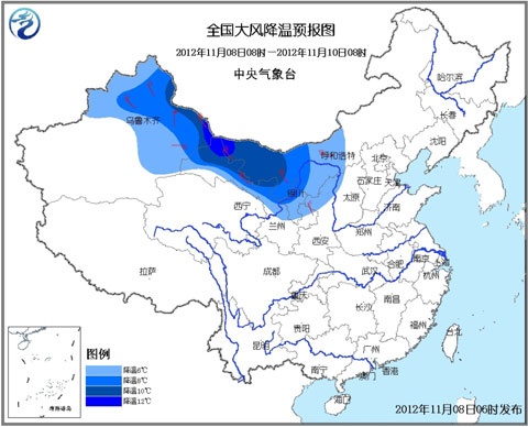 北方迎大风降温和雨雪天气南方雨势增强