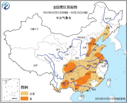 气象台续发大雾预警部分地区能见度不足200米
