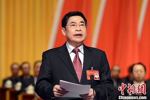 袁纯清当选山西人大常委会主任李小鹏当选省长