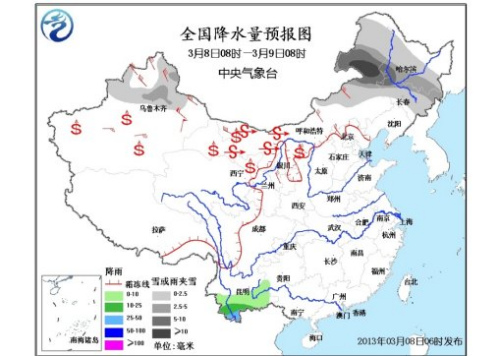北方将大风降温现沙尘西北华北等地气温可达20℃
