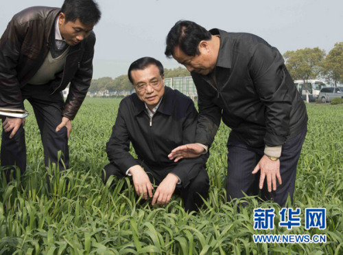 李克强:发展现代农业有力支撑新型城镇化(图)