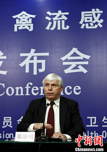 世卫组织:并未将H7N9禽流感与华东死猪相联系