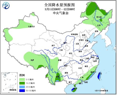 南方强降雨骤停华北晴热京津或创今年最高气温