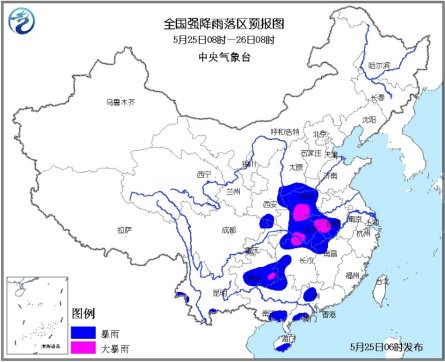 未来三天黄淮江汉等地有暴雨芦山震区降雨减弱