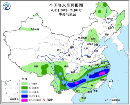 较强降雨再袭江南北京今日正式入汛(图)