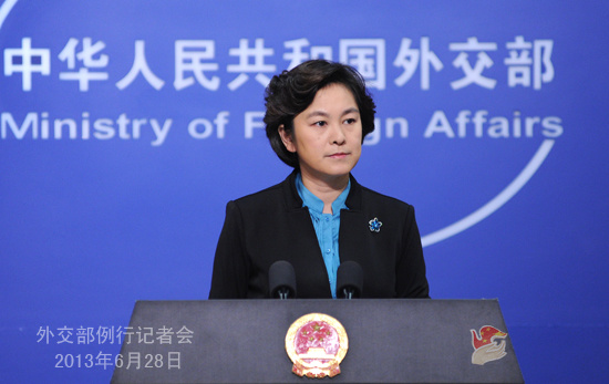 外交部:反对美方就新疆暴力恐怖袭击案妄加评论