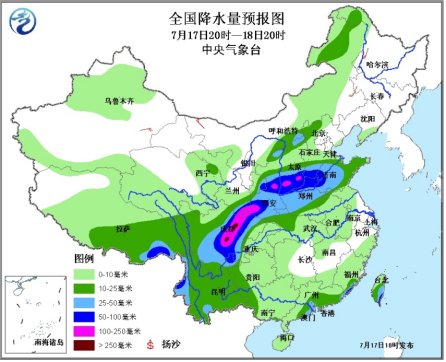 明日四川盆地暴雨达到峰值19日起开始减弱