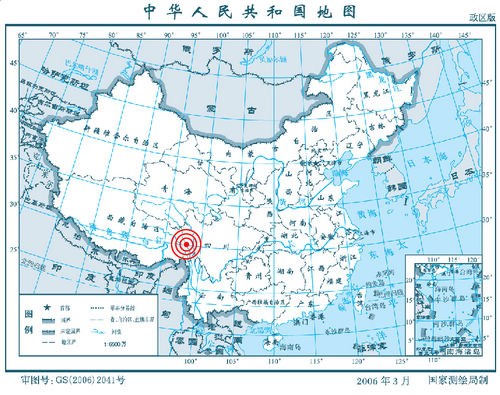 在西藏自治区昌都地区左贡县,芒康县交界(北纬30